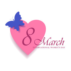 8 march women's day design, vector illustration eps10 graphic