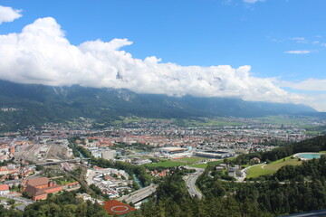 Obraz premium Ausblick auf Innsbruck