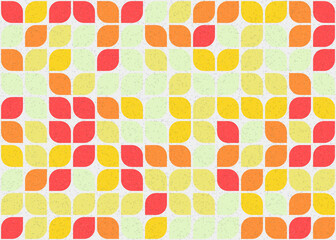 Abstract Geometric Pattern generative computational art illustration