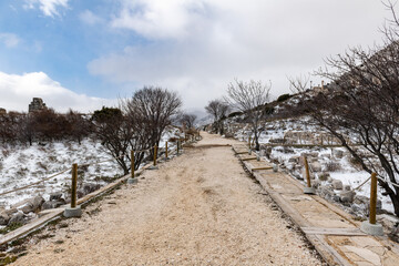 Welcome to Sagalassos. Isparta, Turkey.To visit the sprawling ruins of Sagalassos, high amid the...