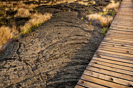 Sacred Pu'u Loa, Home To The Largest Field Of Petroglyphs In The State Of Hawai'i, USA