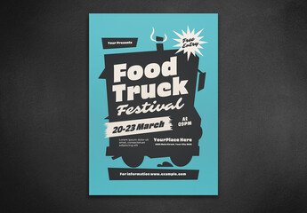Food Truck Festival Flyer Layout