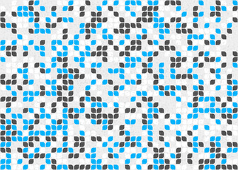 Fototapeta premium Abstract Geometric Pattern generative computational art illustration