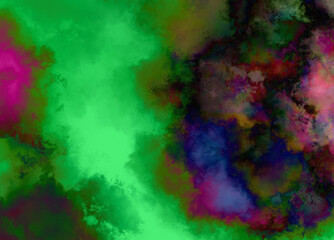 Fototapeta na wymiar abstract gradient fractal colorful grunge image paint background bg texture wallpaper art frame sample illustration board