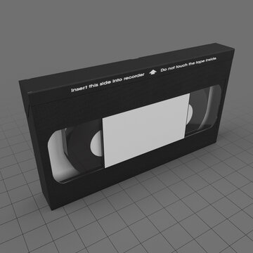 VHS videotape cassette
