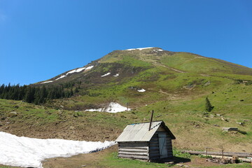 house in the mountains