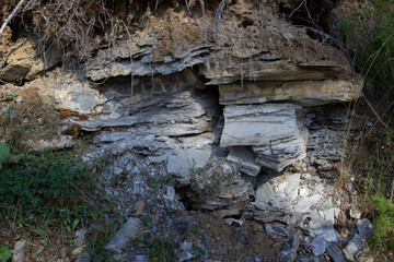 Fels in der Schweiz, Textur