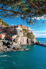Naklejka premium Manarola Cinque Terre