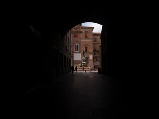 center of bologna, downtown area bologna