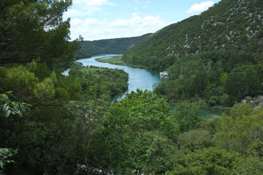 Krka River In Croatia