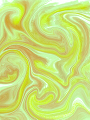 Digital illustration of swirls of liquid marble paper textured background