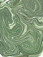 Digital illustration of swirls of liquid marble paper textured background
