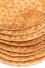 Stack of pancakes. Fresh traditional pancakes for breakfast. Pancake Day. 