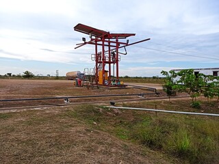 oil pump in the field