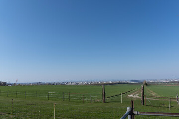 Fototapeta premium system in a field