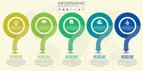 Design infographic template. can be used for workflow layout, diagram, number options, progress, timeline