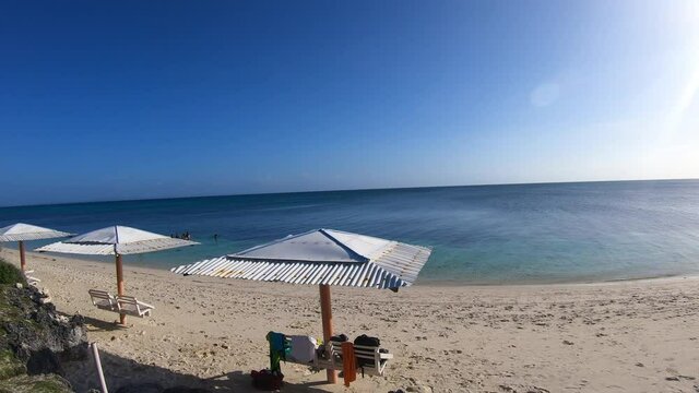 Tropical Paradise Beach on Bantayan Island, Cebu, Philippines