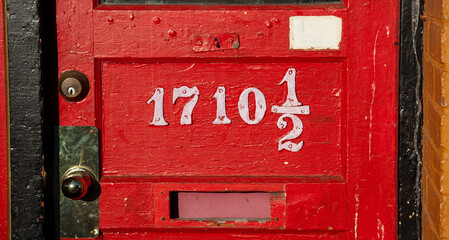 quirky shop door, Victoria, BC
