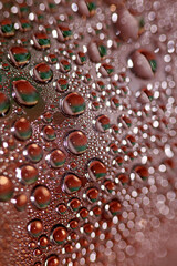 Colorful water droplets macro modern dreamy wet background high quality prints fifty megapixels