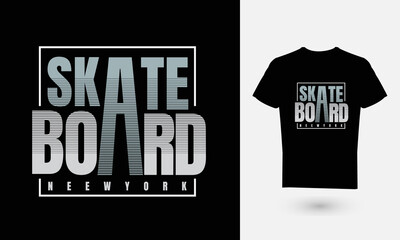 Vector illustration of letters, SKATEBOARD, perfect for the design of t-shirts, shirts, hoodies, undershirts, etc.