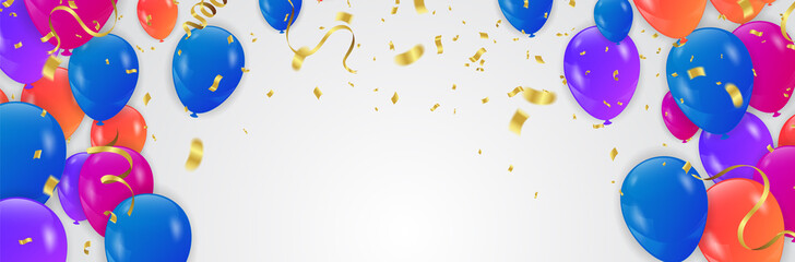 Colorful confetti isolated on background , Sale Golden Foil Texture. Childrens Foil Confetti Border