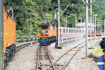 train on the railway