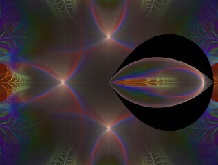 Imaginatory fractal background Image