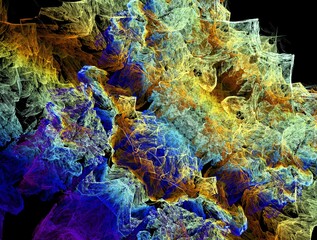 Imaginatory fractal background Image