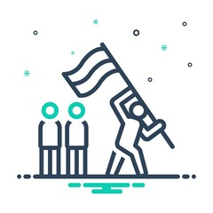 Mix icon for dominate