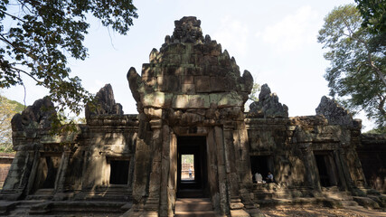 Naklejka premium bayon temple country