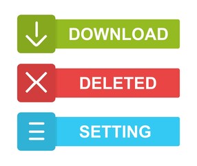 design about website button illustration