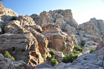 rocks in the mountains