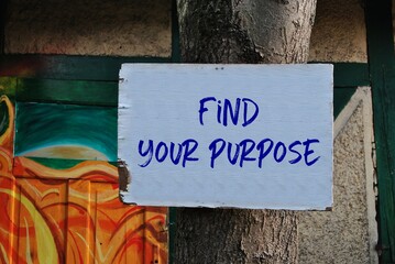 Find your purpose - obrazy, fototapety, plakaty