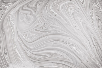 Obraz premium close-up mix of watercolor, acrylic, oil and oil to use as a background image. White oil paint for use as a background