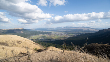 landscape of the mountains