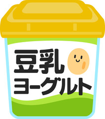 パック入りの豆乳ヨーグルト
