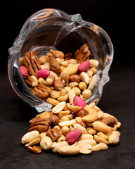 Some nuts in a bowl