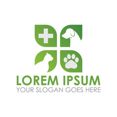 veterinary vector , pet clinic logo