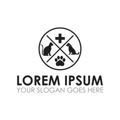 veterinary vector , pet clinic logo