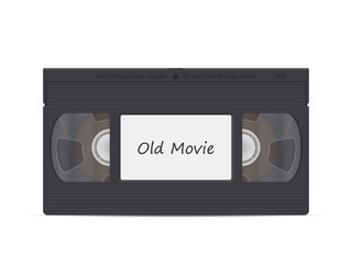 Video cassette old movie