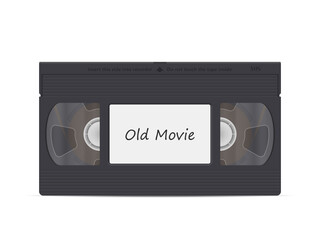 Video cassette old movie
