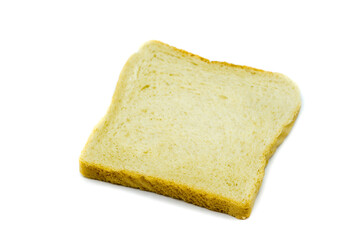 Toast bread isolated on white background