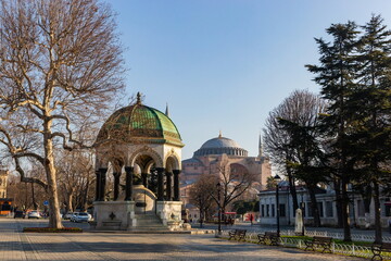 Square Sultan Ahmed. Istanbul, Turkey.