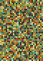 Abstract Geometric Pattern generative computational art illustration