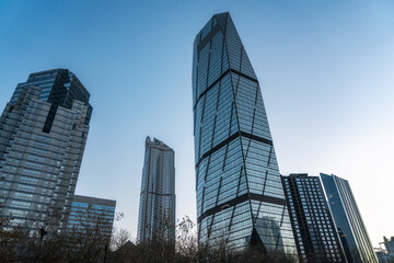 Modern city high-rise building landscape