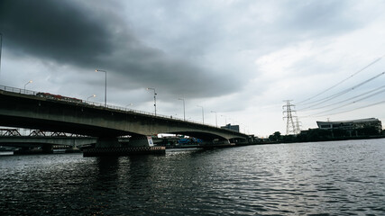 bridge over the river