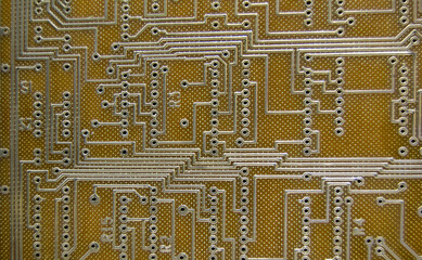 Printed circuit board. Electronic computers. Science technical background. Information engineering...