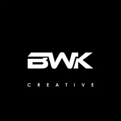 Fototapeta premium BWK Letter Initial Logo Design Template Vector Illustration