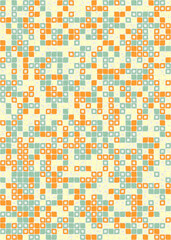 Abstract Geometric Pattern generative computational art illustration