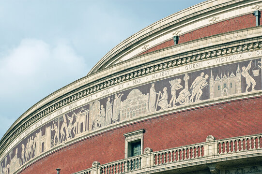 Royal Albert Hall detail, London